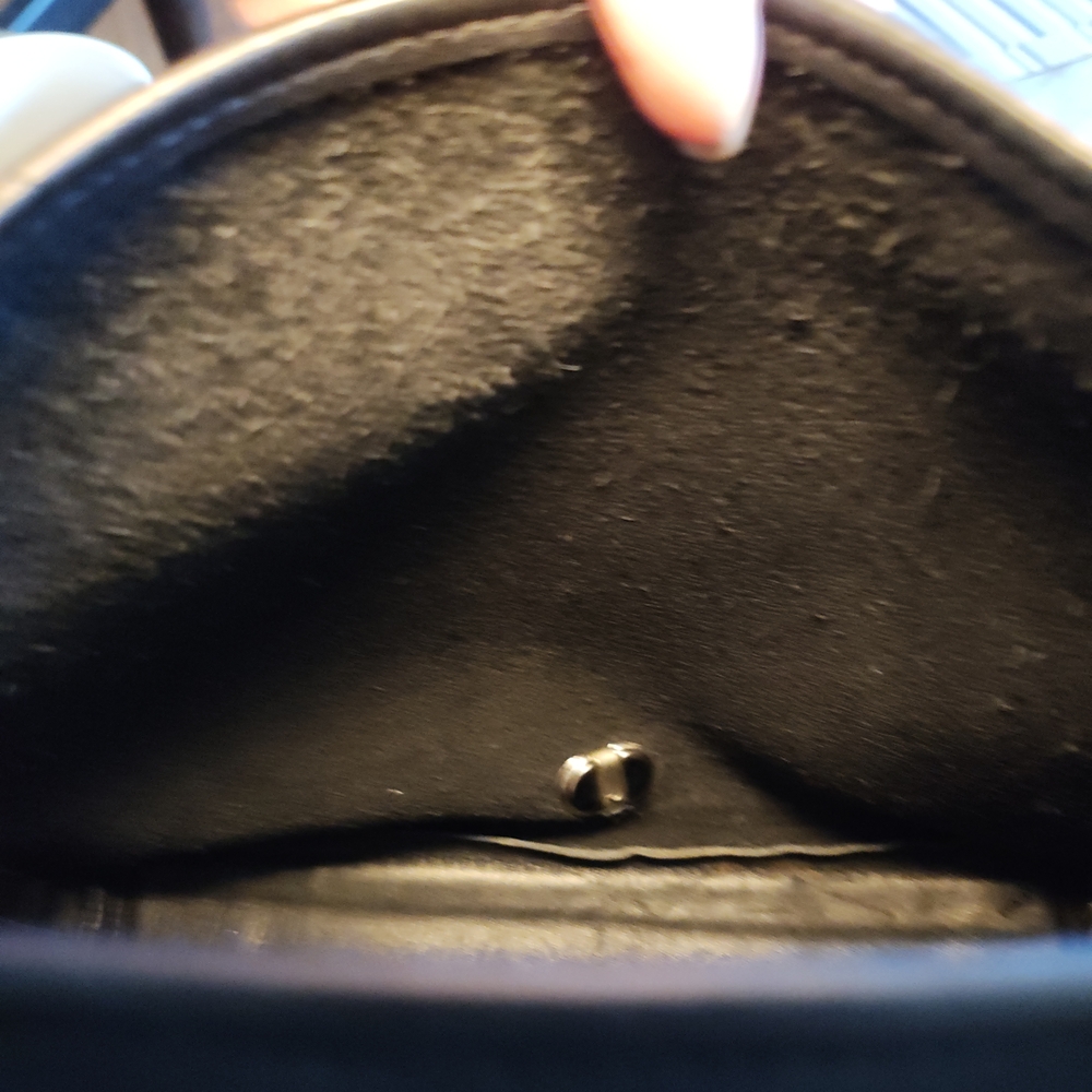 Vintage Coach Black Leather Shoulder / Crossbody Bag - Picture 9 of 13